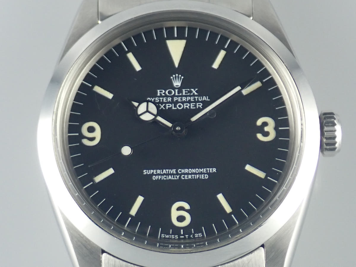 ロレックス エクスプローラーI Ref.1016 ブラック文字盤 中古 explorer-231