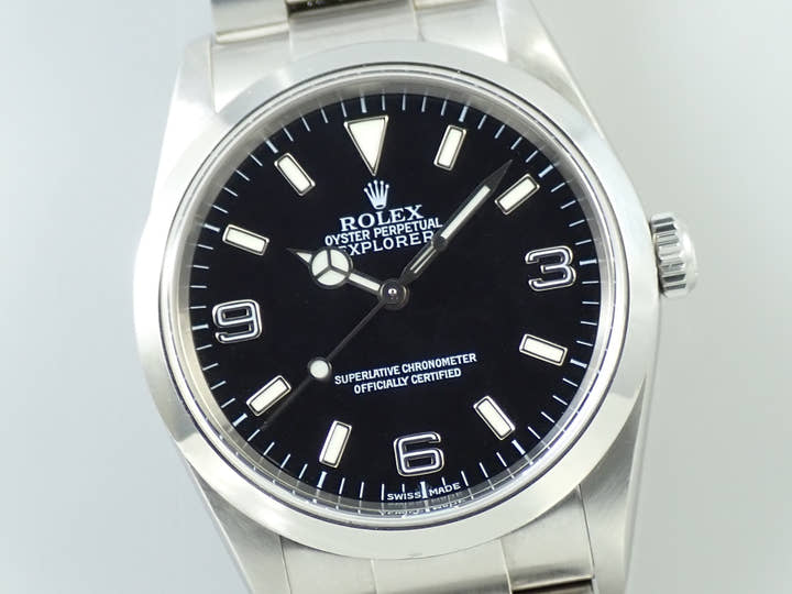 ロレックス エクスプローラーI Ref.114270 ステンレススチール ブラック文字盤