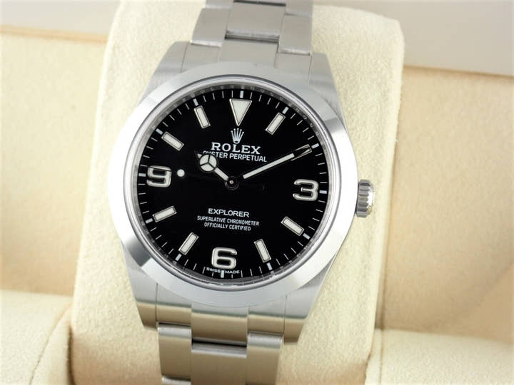 ロレックス エクスプローラー Ref.214270 ブラック文字盤 中古 explorer-232