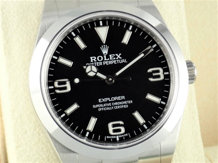 ロレックス エクスプローラー Ref.214270 ブラック文字盤 中古 explorer-232