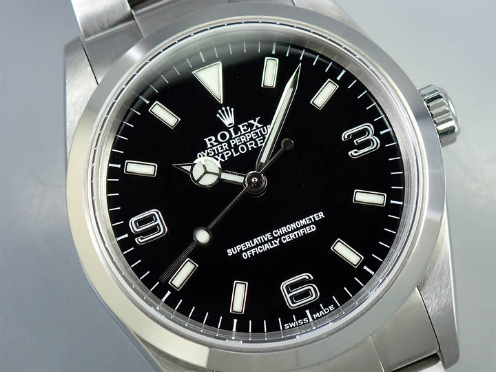 ロレックス エクスプローラーI Ref.114270 ステンレススチール ブラック文字盤