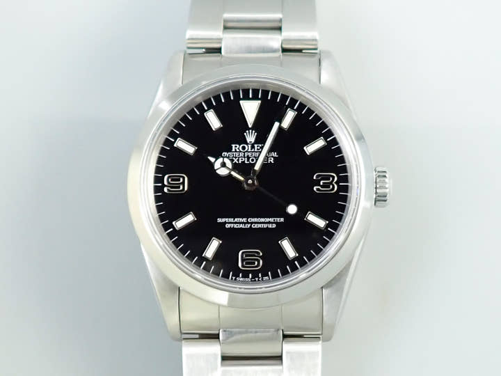 ロレックス エクスプローラーI Ref.14270 ステンレススチール ブラック文字盤