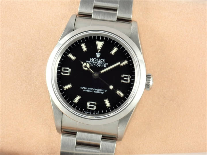 ロレックス エクスプローラーI Ref.14270 ブラック文字盤 中古 explorer-237
