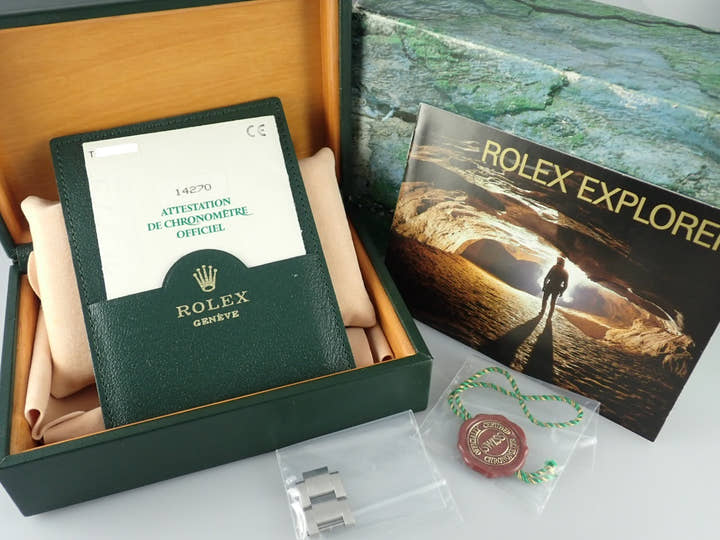 ロレックス エクスプローラーI Ref.14270 ブラック文字盤 中古 explorer-237