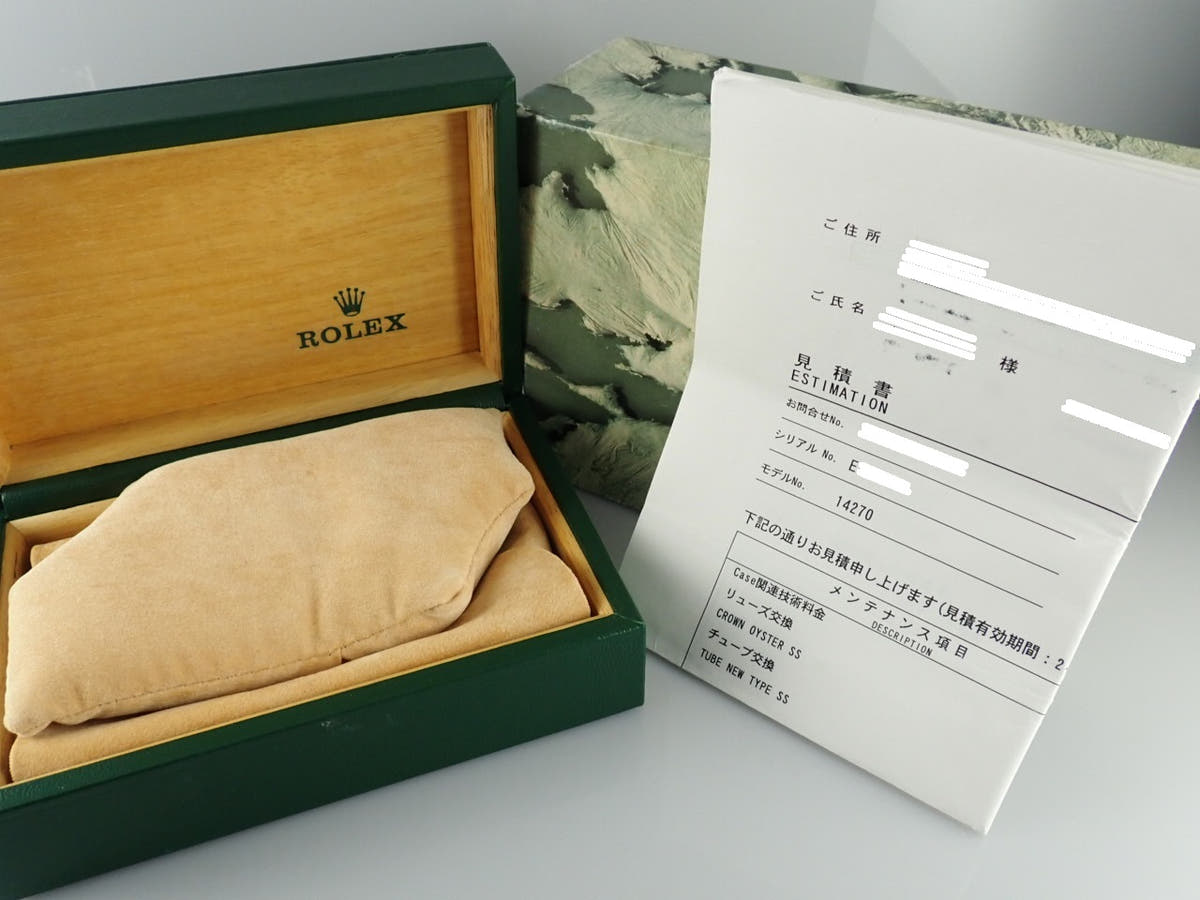 ロレックス エクスプローラーI Ref.14270 ブラック文字盤 中古 explorer-238
