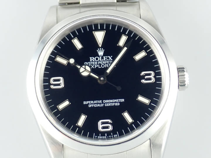 ロレックス エクスプローラーI Ref.14270 ブラック文字盤 中古 explorer-239