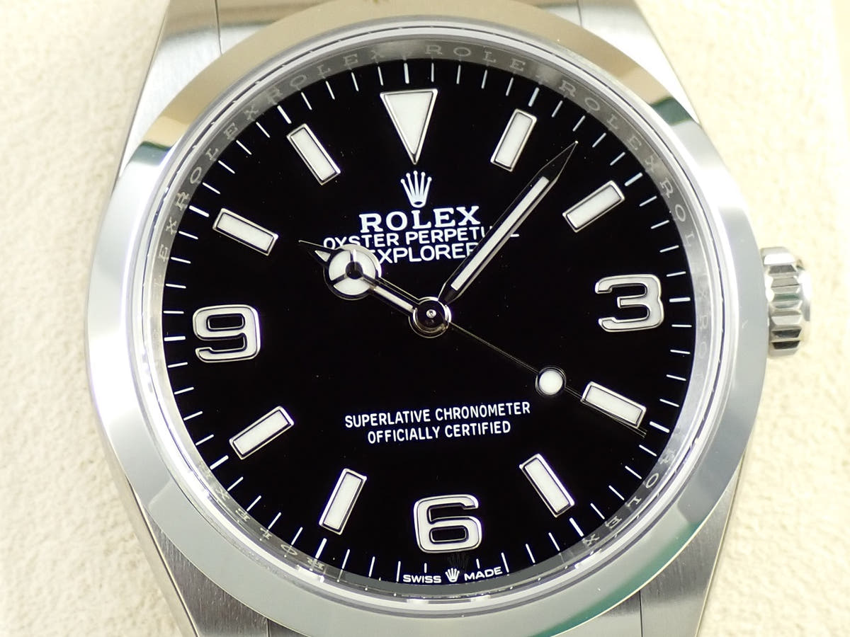 ロレックス エクスプローラー36 Ref.124270 ブラック文字盤 新品 C5Z42Z02