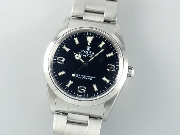 ロレックス エクスプローラーI Ref.14270 ブラック文字盤 中古 explorer-243