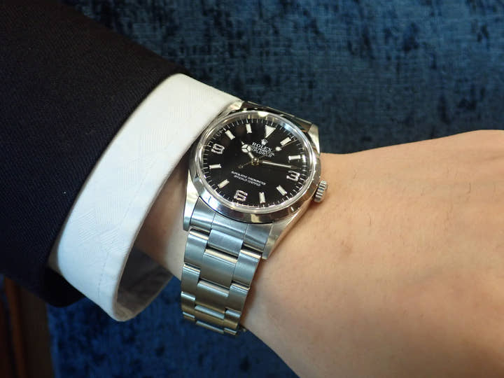 ロレックス エクスプローラーI Ref.14270 ブラック文字盤 中古 explorer-243