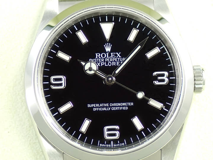 ロレックス エクスプローラーI Ref.114270 ステンレススチール ブラック文字盤