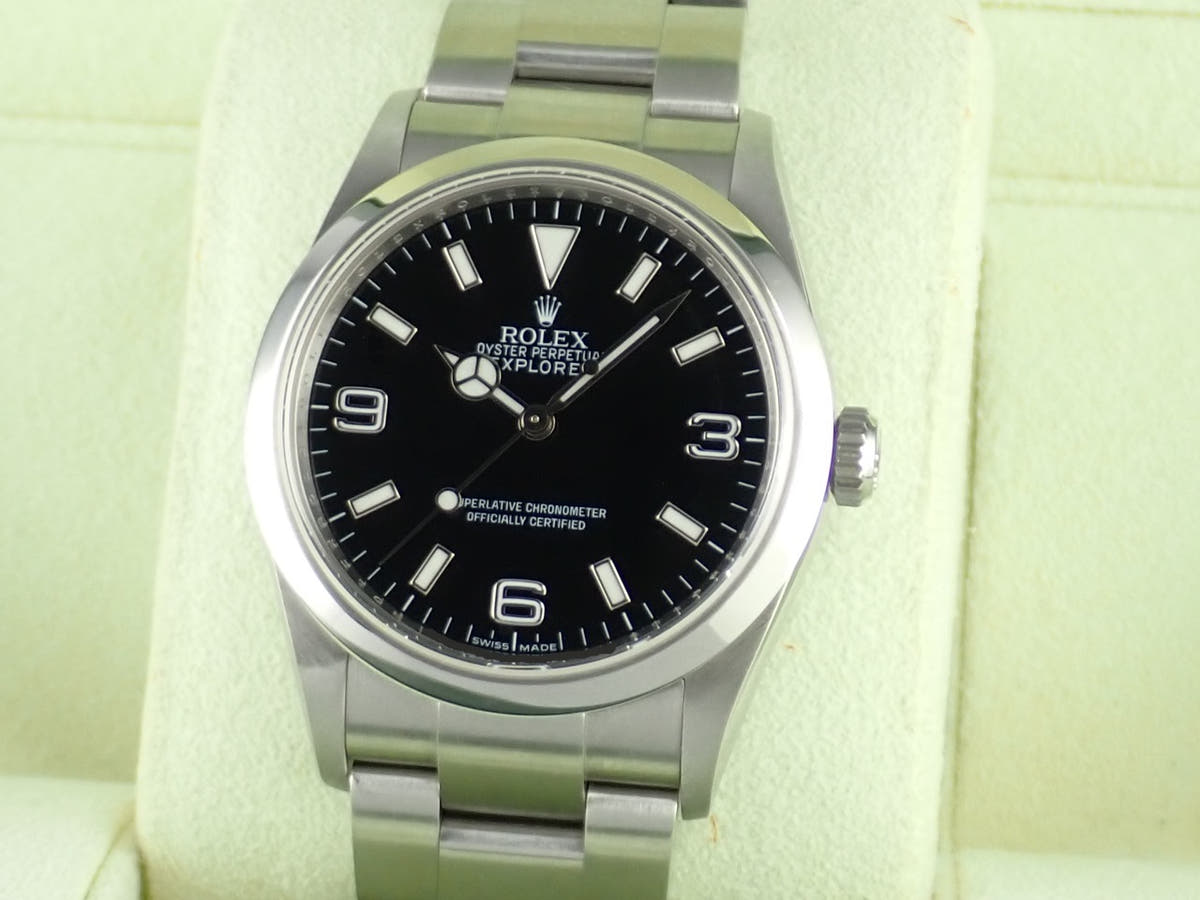 ロレックス エクスプローラーI Ref.114270 ブラック文字盤 中古 explorer-244