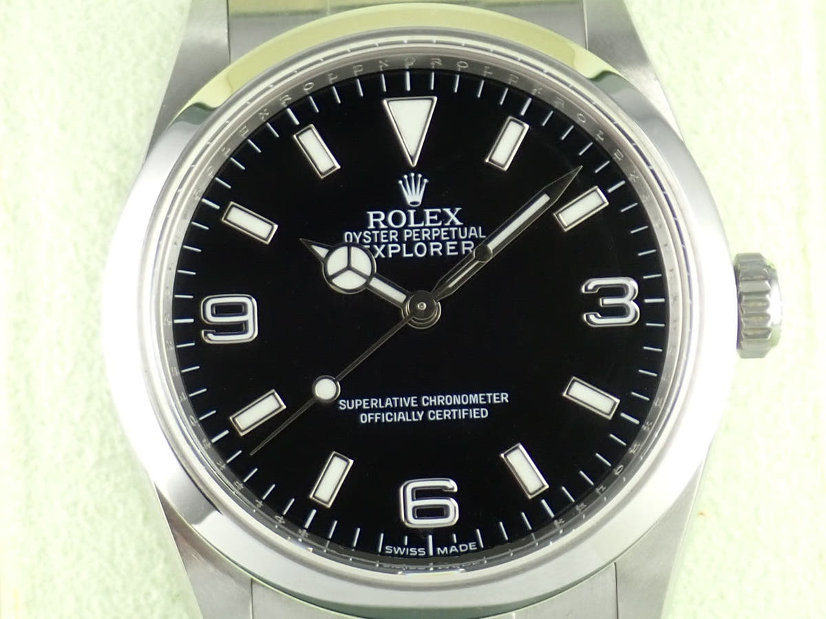 ロレックス エクスプローラーI Ref.114270 ブラック文字盤 中古 explorer-244