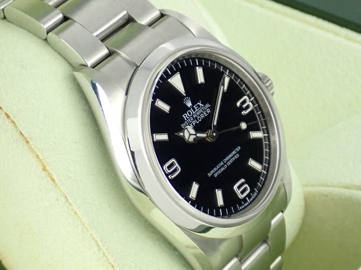 ロレックス エクスプローラーI Ref.114270 ブラック文字盤 中古 explorer-244
