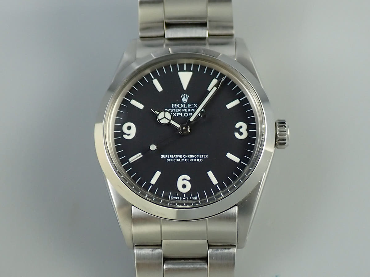 ロレックス エクスプローラーI Ref.1016 ブラック文字盤 中古 J5C2WCJF