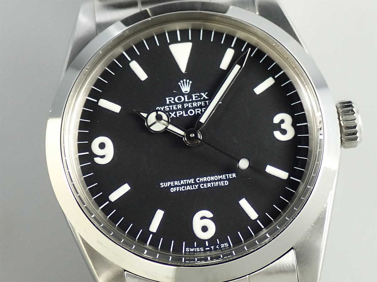 ロレックス エクスプローラーI Ref.1016 ブラック文字盤 中古 J5C2WCJF