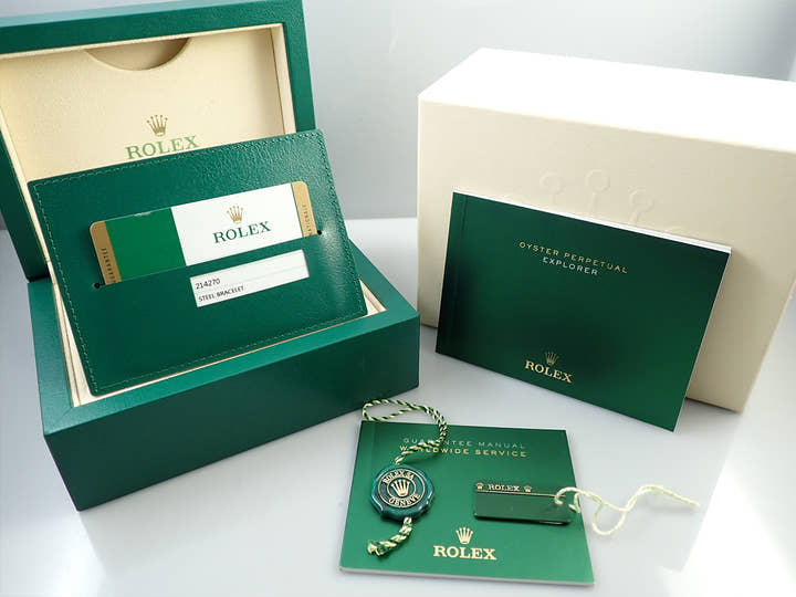 Rolex Explorer Blackout Mirror Buckle &lt;Warranty, Box, etc.&gt;