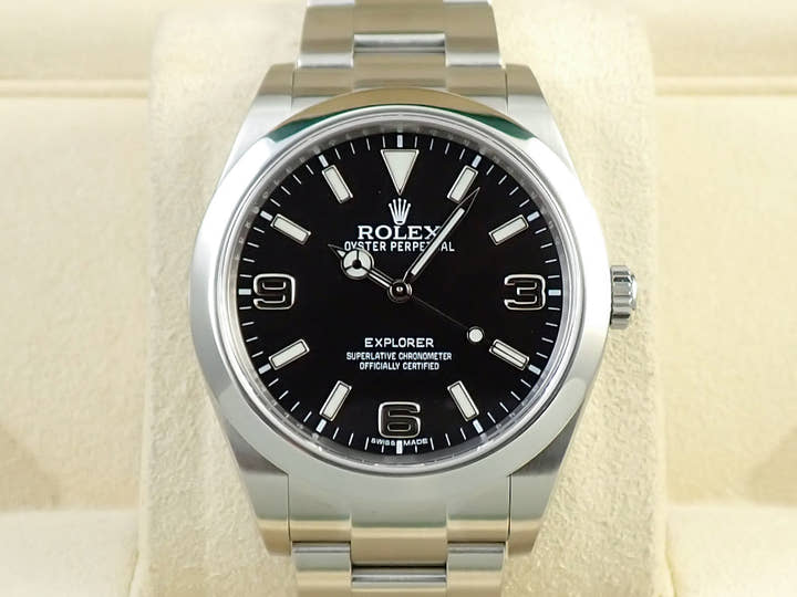 Rolex Explorer Blackout Mirror Buckle &lt;Warranty, Box, etc.&gt;