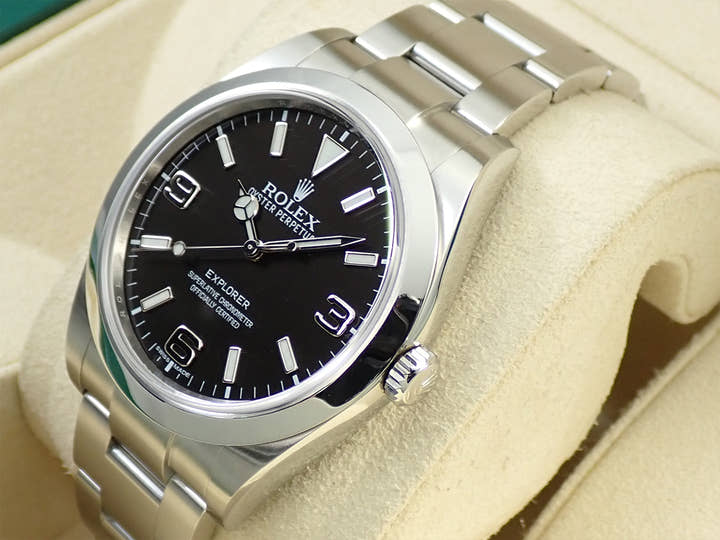 Rolex Explorer Blackout Mirror Buckle &lt;Warranty, Box, etc.&gt;