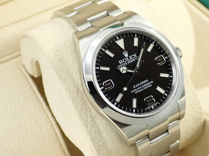 Rolex Explorer Blackout Mirror Buckle &lt;Warranty, Box, etc.&gt;