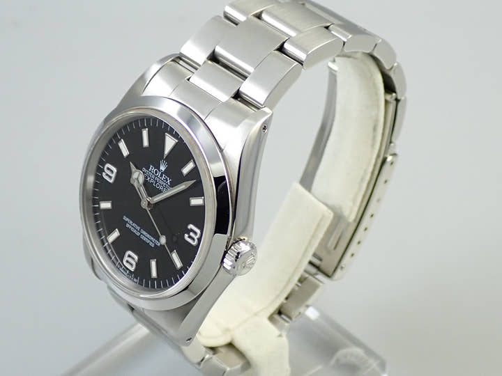 ロレックス エクスプローラーI Ref.14270 ステンレススチール ブラック文字盤