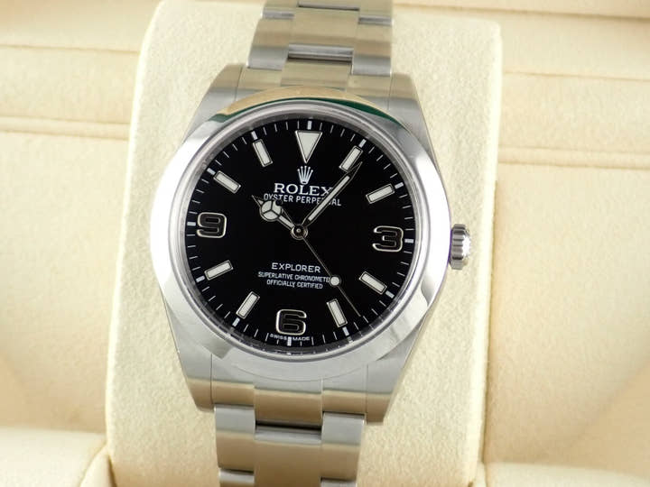 ロレックス エクスプローラー Ref.214270 ブラック文字盤 未使用 explorer-252