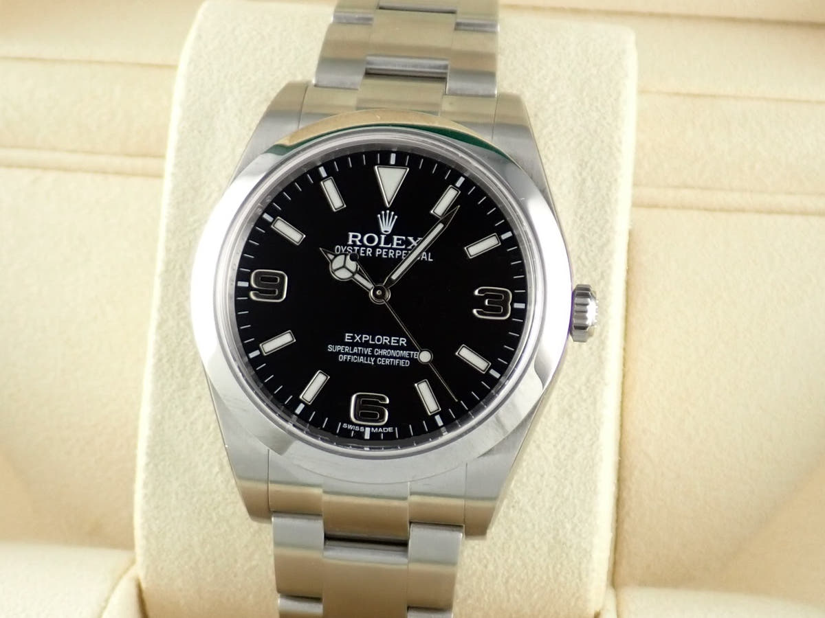 ロレックス エクスプローラー Ref.214270 ブラック文字盤 未使用 explorer-252