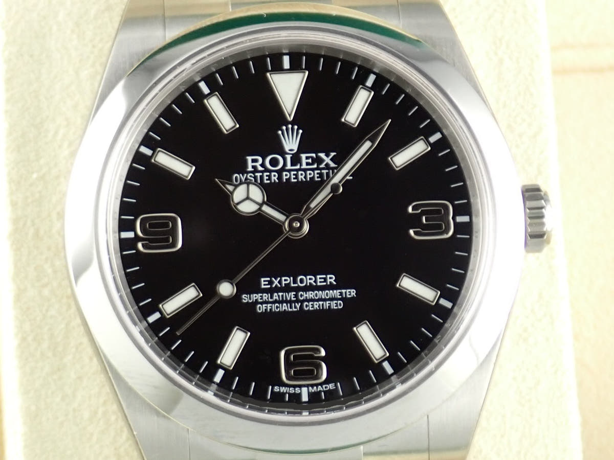 ロレックス エクスプローラー Ref.214270 ブラック文字盤 未使用 explorer-252