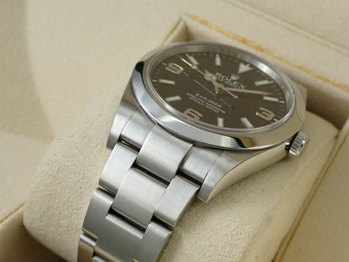 ロレックス エクスプローラーI Ref.214270 ブラック文字盤 中古 W2737302