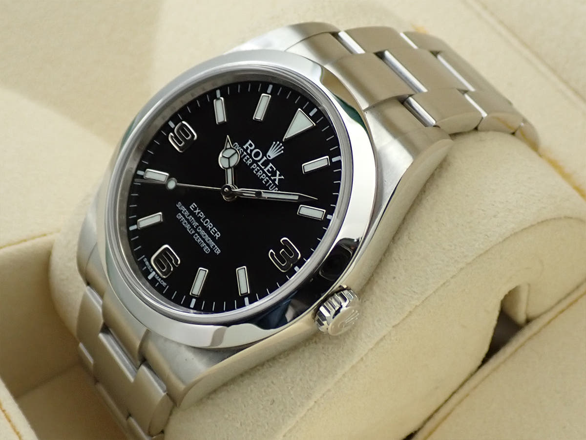 ロレックス エクスプローラーI Ref.214270 ブラック文字盤 中古 W2737302
