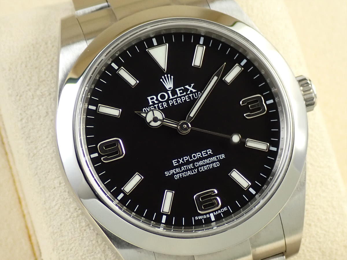 ロレックス エクスプローラーI Ref.214270 ブラック文字盤 中古 W2737302