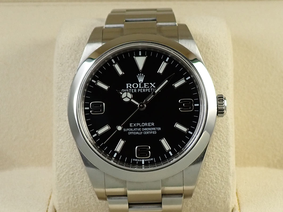 ロレックス エクスプローラーI Ref.214270 ブラック文字盤 中古 W2737302