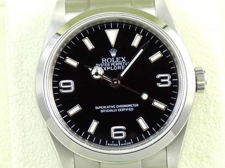 ロレックス エクスプローラーI Ref.114270 ステンレススチール ブラック文字盤