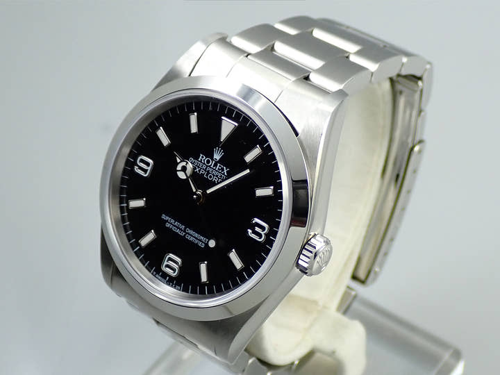 ロレックス エクスプローラーI Ref.14270 ステンレススチール ブラック文字盤
