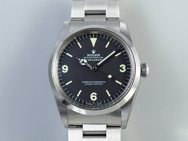 ロレックス エクスプローラーI Ref.1016 ステンレススチール ブラック文字盤
