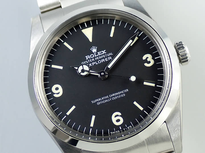 ロレックス エクスプローラーI Ref.1016 ステンレススチール ブラック文字盤