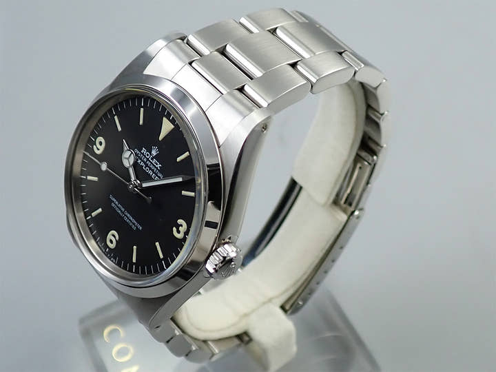 ロレックス エクスプローラーI Ref.1016 ステンレススチール ブラック文字盤