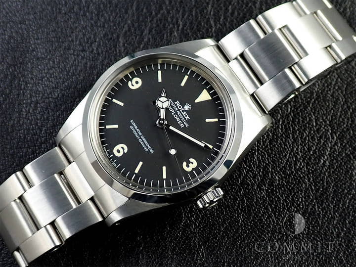 ロレックス エクスプローラーI Ref.1016 ステンレススチール ブラック文字盤