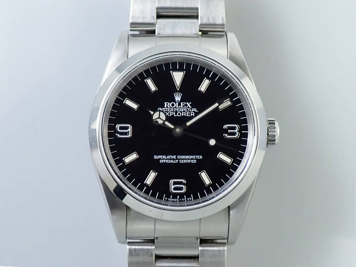 ロレックス エクスプローラーI Ref.14270 ステンレススチール ブラック文字盤
