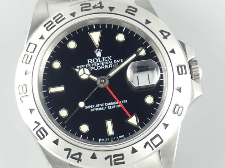 ロレックス エクスプローラーII Ref.16550 ブラック文字盤 中古 explorer-263