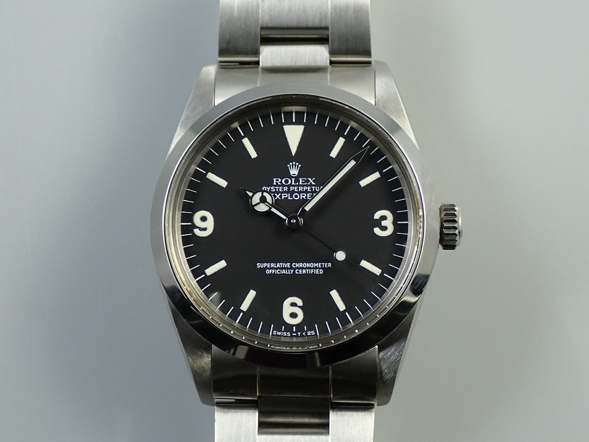 ロレックス エクスプローラーI Ref.1016 ブラック文字盤 中古 07A3ZCRP