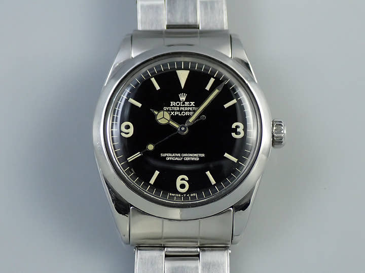 ロレックス エクスプローラーI Ref.1016M ブラック文字盤 中古 3784FXXK