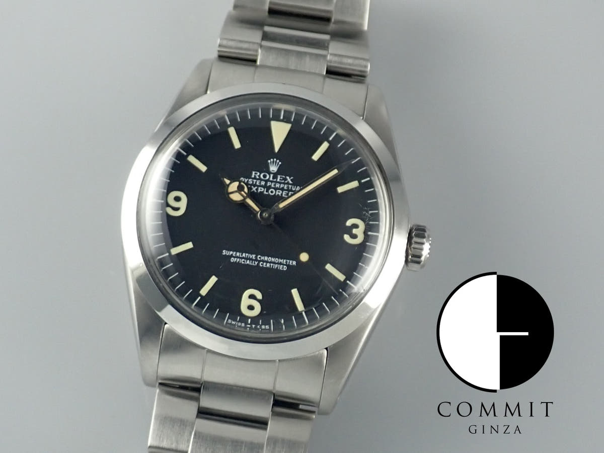 ロレックス エクスプローラーI Ref.1016 ブラック文字盤 中古 explorer-269