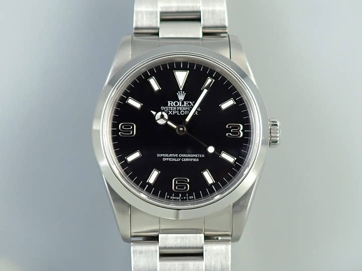 ロレックス エクスプローラーI Ref.14270 ステンレススチール ブラック文字盤