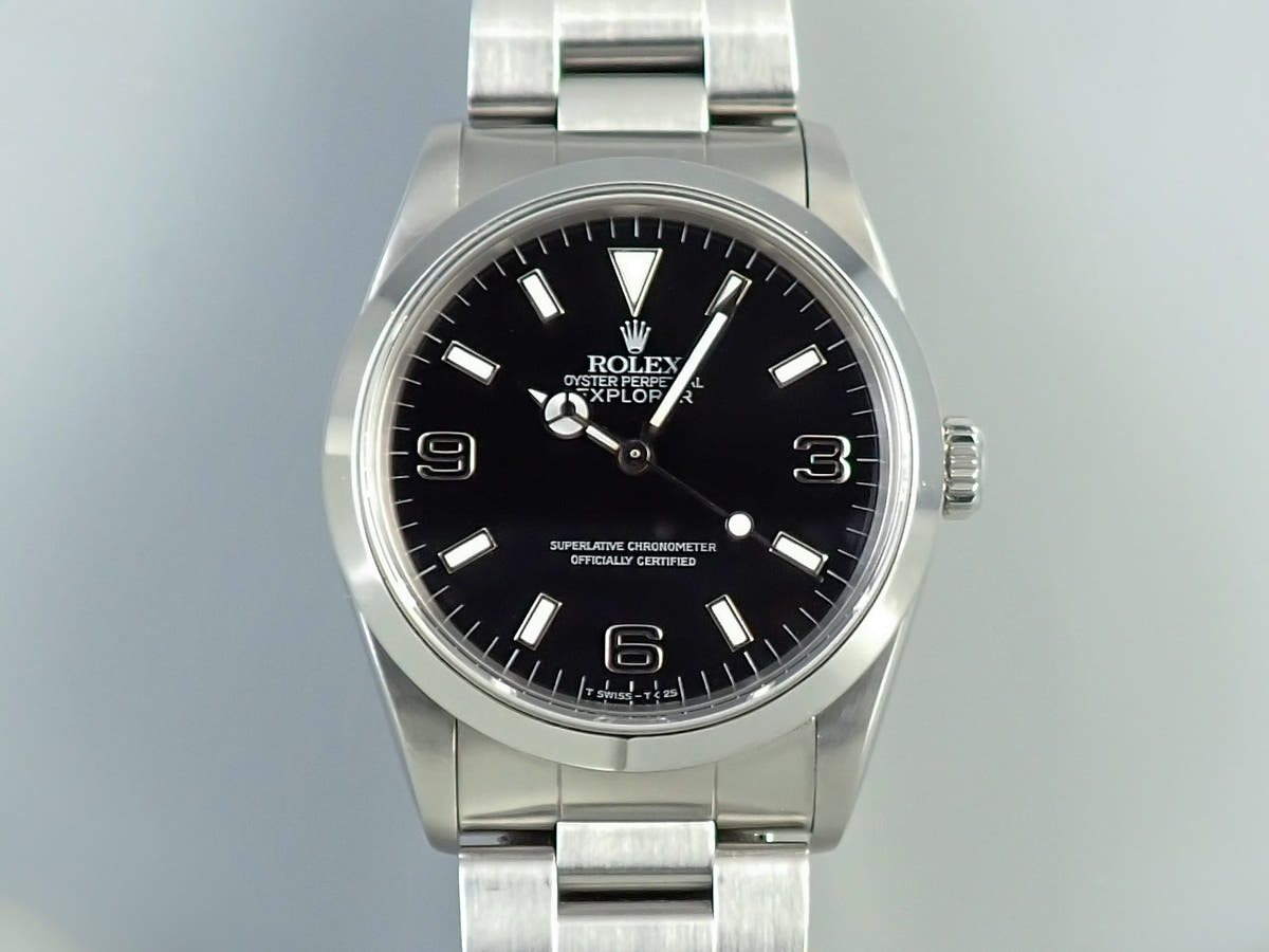 ロレックス エクスプローラーI Ref.14270 ブラック文字盤 中古 ZS8YKSVK