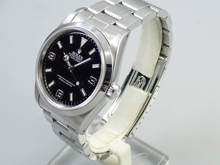 ロレックス エクスプローラーI Ref.14270 ステンレススチール ブラック文字盤