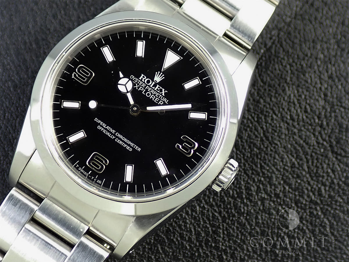 ロレックス エクスプローラーI Ref.14270 ブラック文字盤 中古 ZS8YKSVK