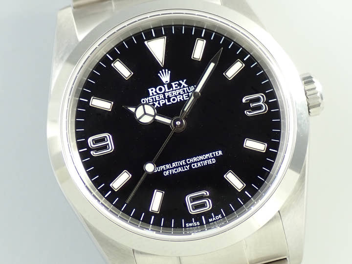 ロレックス エクスプローラーI Ref.114270 ステンレススチール ブラック文字盤