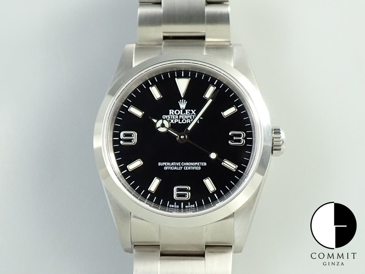 ロレックス エクスプローラーI Ref.114270 ステンレススチール ブラック文字盤