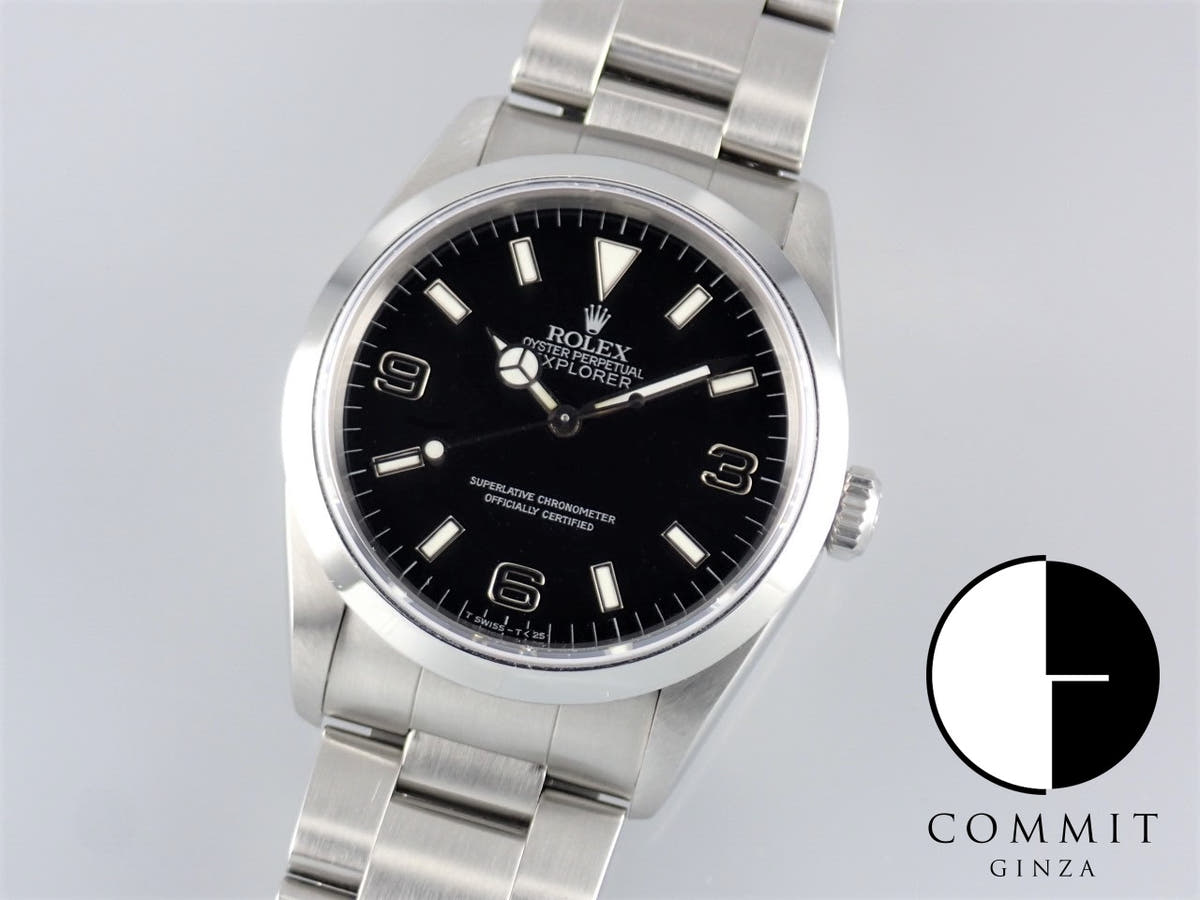 ロレックス エクスプローラーI Ref.14270 ブラック文字盤 中古 explorer-275
