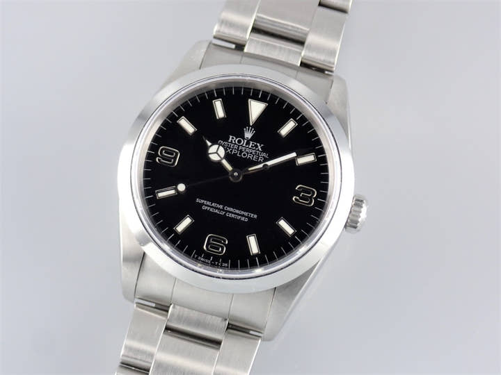 ロレックス エクスプローラーI Ref.14270 ブラック文字盤 中古 explorer-275